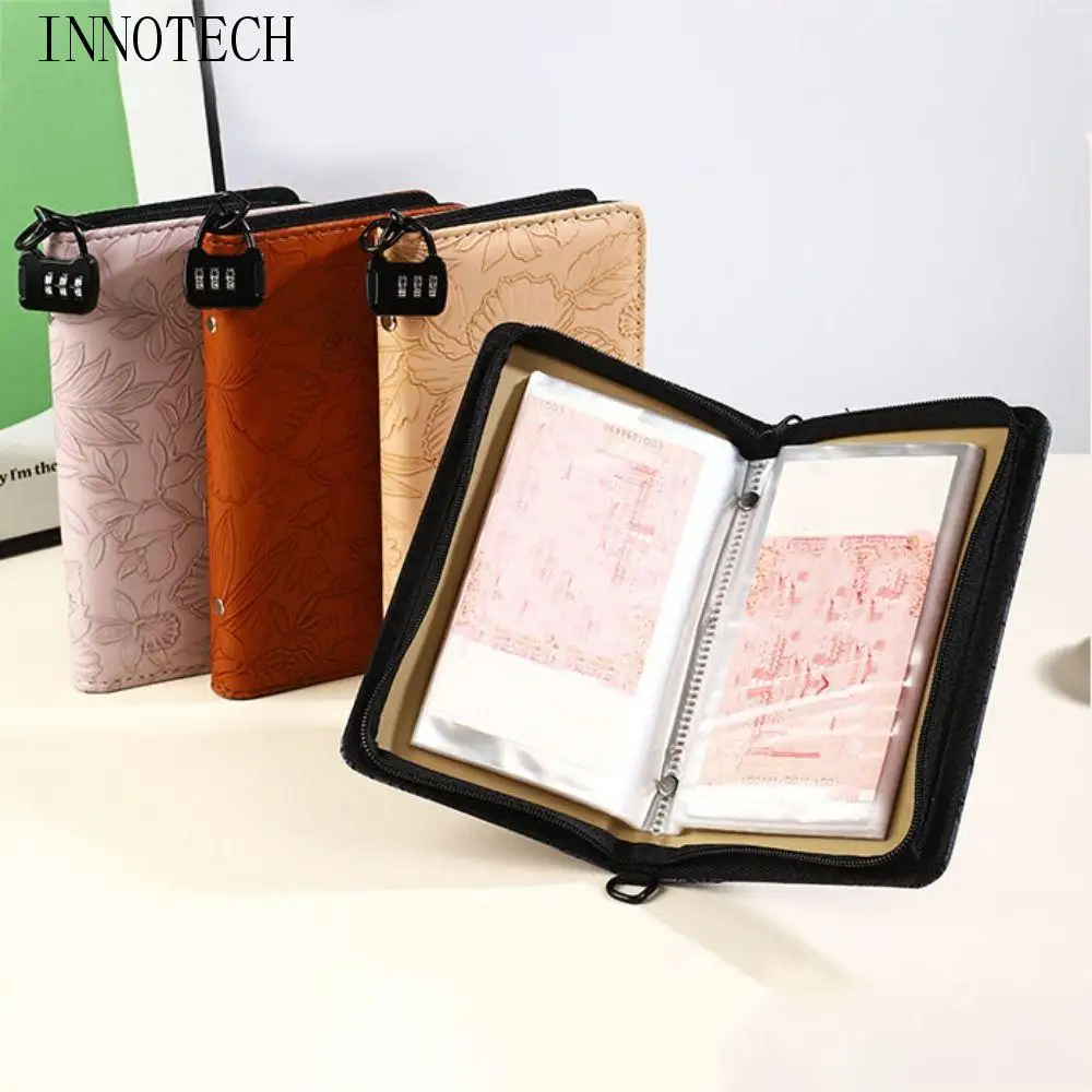 محفظة توفير المال من جلد البولي يوريثان، منظم كتيب التوفير، مغلفات نقدية، مخطط الميزانية #1