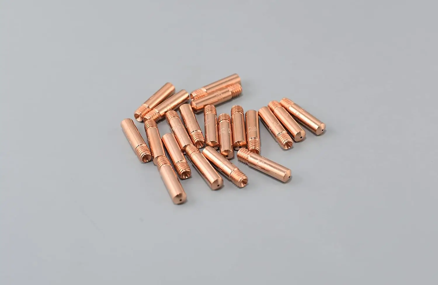 RIVERWELD 27pcs MIG MAG Contact Tips 11-30 Conical Gas Nozzle 21-50 Gas Diffuser 35-50 for Lincoln Magnum 100L and Tweco Mini/#1