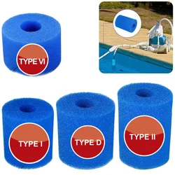 1pc Filter Sponge For Intex Type I/II/VI/D Swimming Pool Filter Foam Sponge Part Washable Reusable Spas Pool Parts Filters