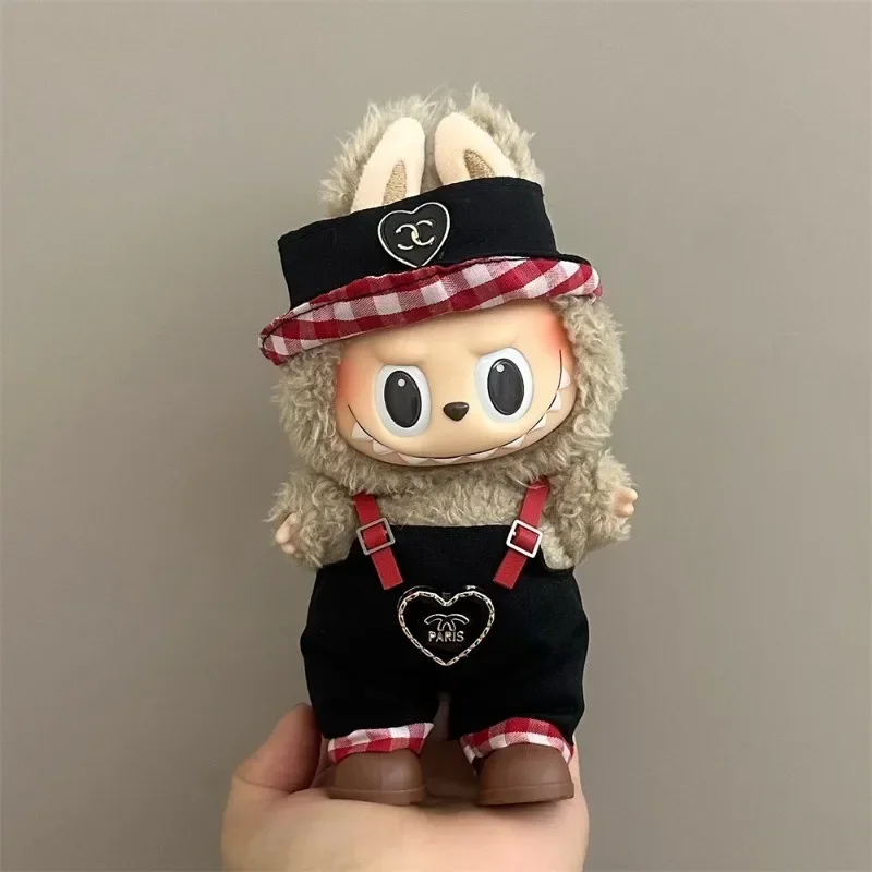 Labubu Clothes Set 17cm Plush Dolls Clothes Set Accessories For Labubu (Doll Not Included)