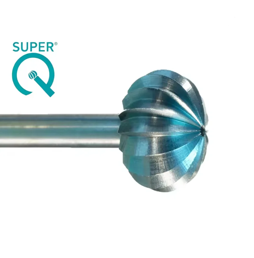 SUPER Q 77 Oval Bur Precision Tool Steel Rotary Bit Swiss Made Jewellery Smooth Cutting Shaping Burr for Stone Setting