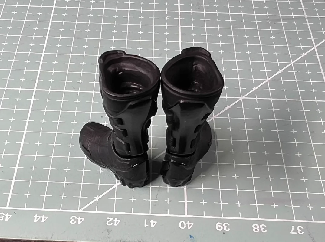 1/12 Scale Tactical Boots Model for 6\'\'mezco