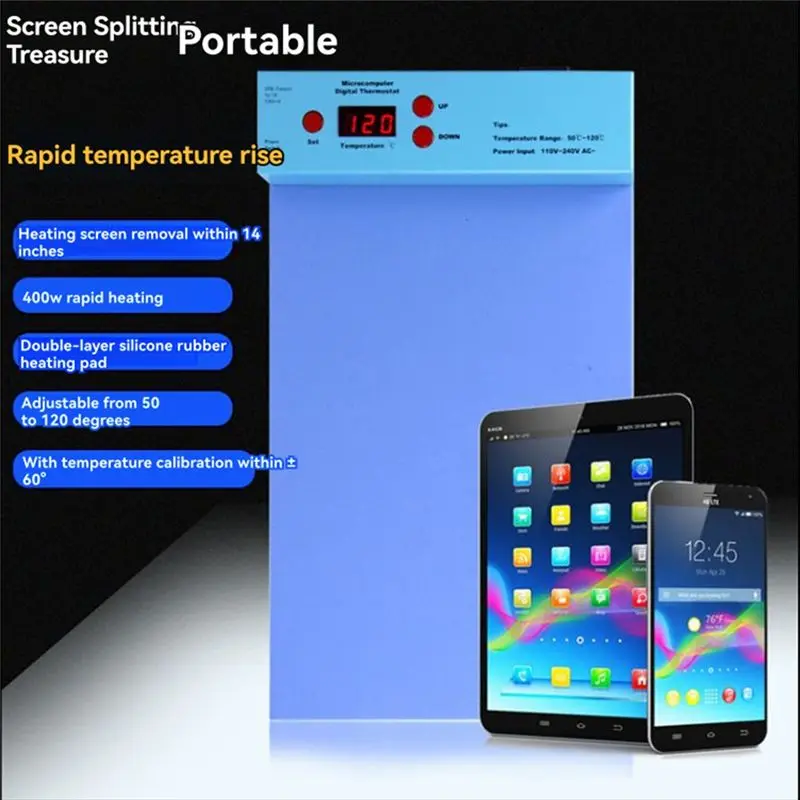 ABVO-Heating Stage Repair Tool Mobile Device Breaker Phone Tablet Screen Separator High Temperature Resistant Silicone Pad