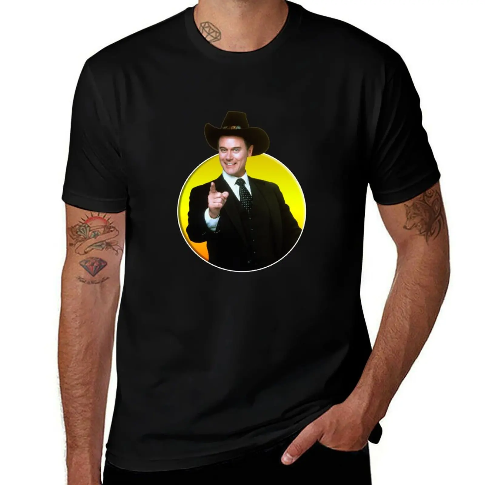 J.R. Ewing Want You Dallas T-Shirt Quick Dry Fishing T-Shirt