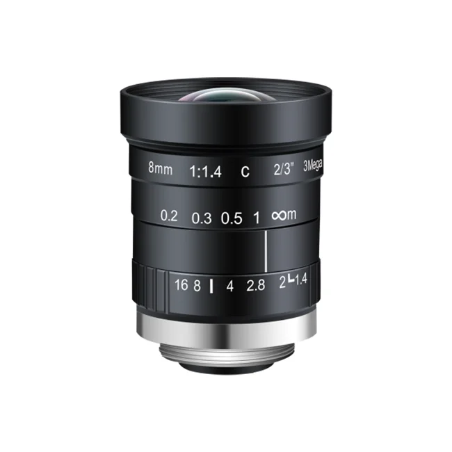 

AZURE-0918M3M 9mm Fixed Focus 3MP 2/3" Image Size FOV 61.85°*39.54°*51.22° Machine Vision Industrial Camera Lens