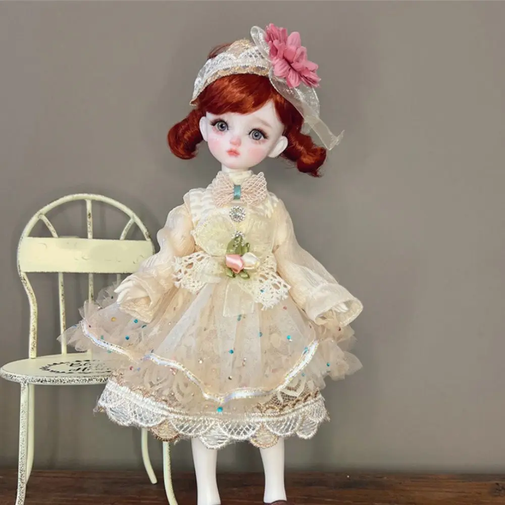 Only Doll Clothes For 30cm 1/6 BJD Doll Fashion Outfit Set Pretty Dress Hat Girl Toy Gift DIY Dress Up Doll Accessories Gift