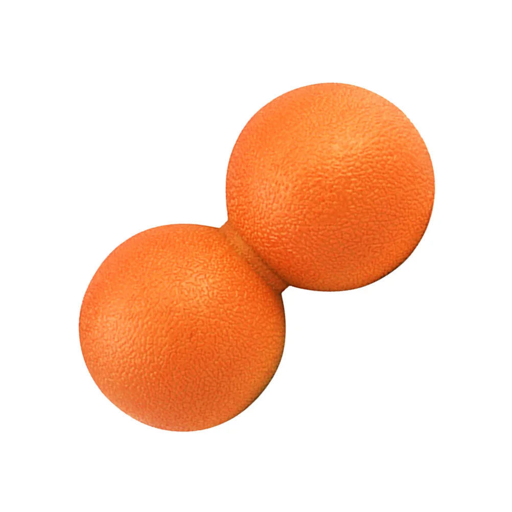 

Массажный шарик с арахисом, двойной массажер для лакросса, оранжевый для облегчения мышечной боли, миофасциальный релиз, кровообращение стопы