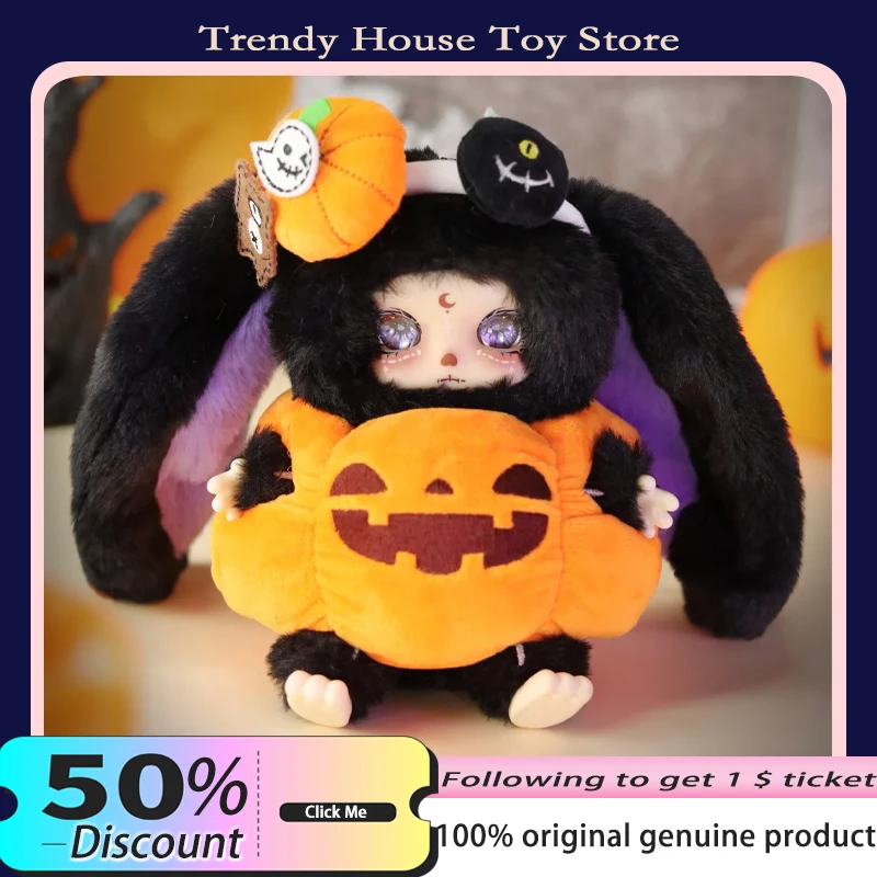 

Original Lokiki Halloween Magic Night Series Doll Hanging Card Action Figures Vinyl Dolls Loki Pendant Toy Set Model Xmas Gifts