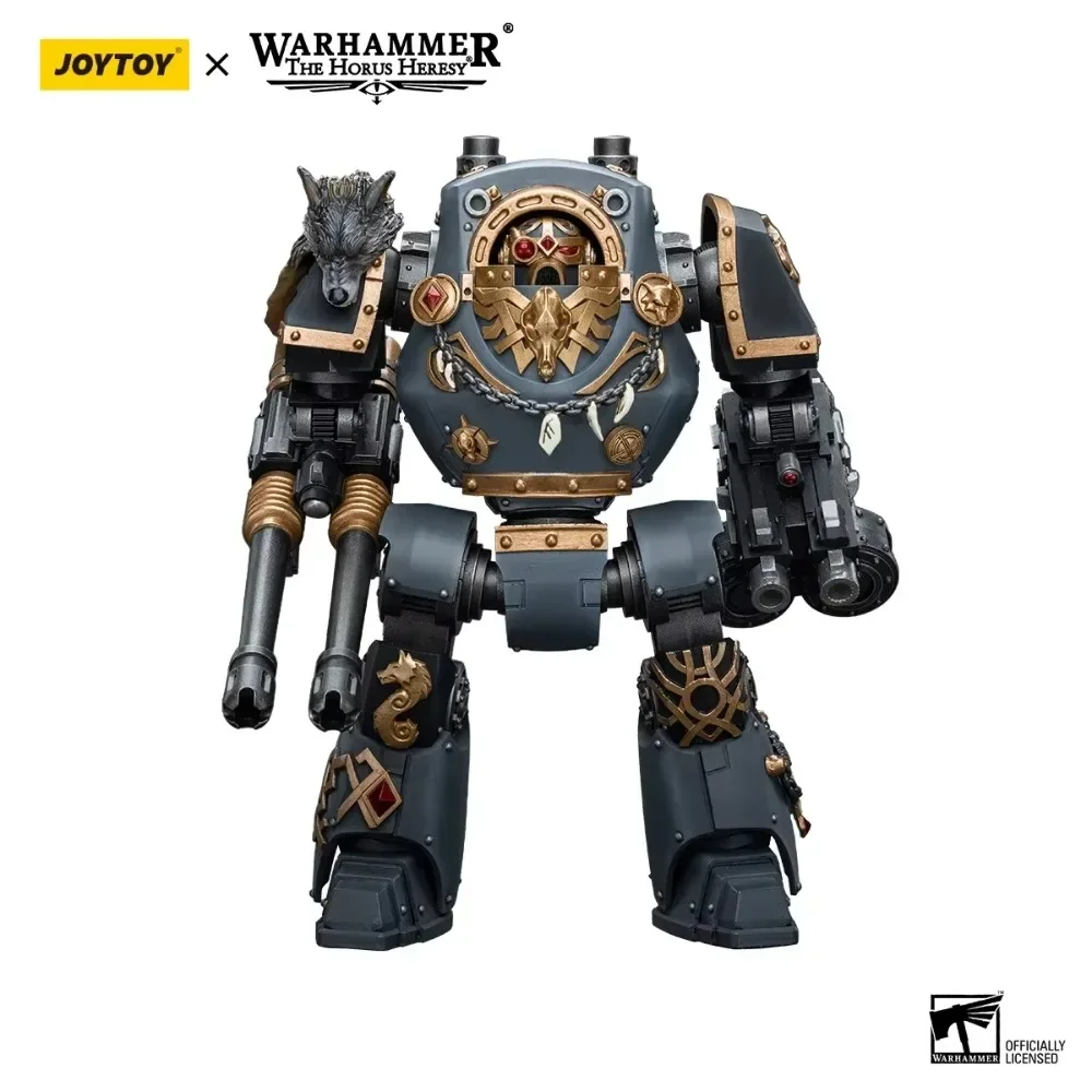 [IN STOCK] JOYTOY Warhammer 30K Action Figure Space Wolves Geigor Fell-Hand Contemptor Dreadnought Anime Model Toy Boy Gift 1/18