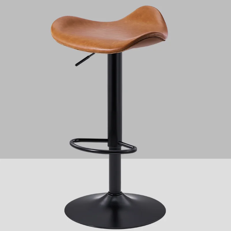 

Metal Nordic Bar Chair Metal Counter Luxury High Design With Backrest Bar Chair Outside Chaise De Bar Velour Hotel Furniture