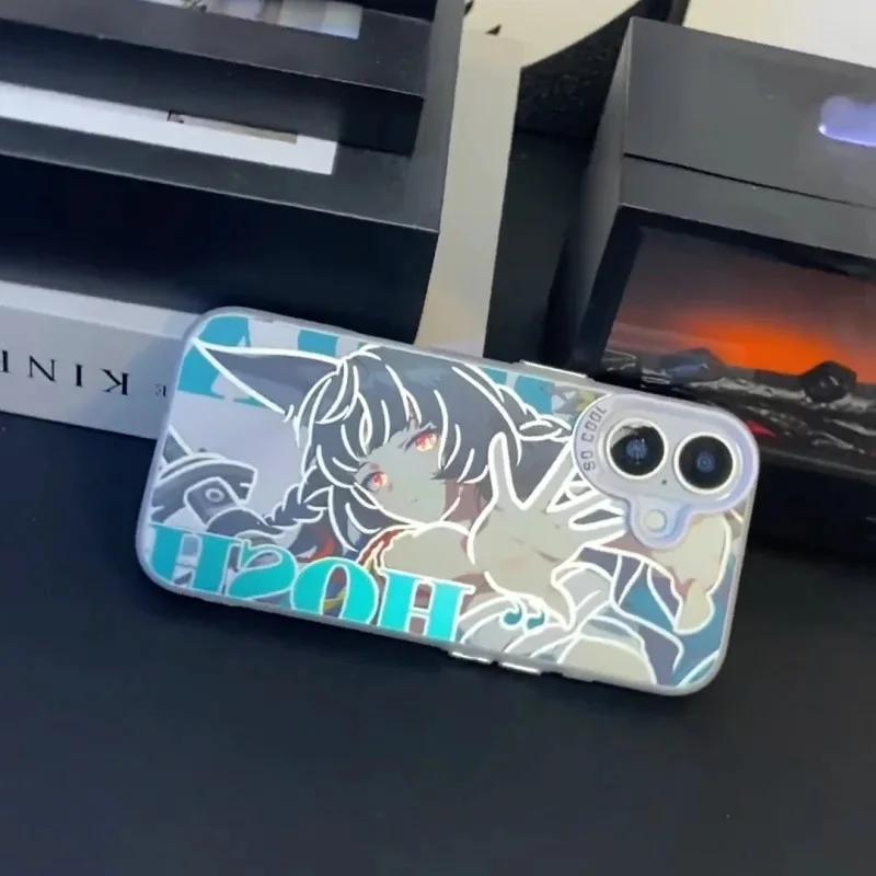 Японский милый мультяшный чехол для телефона с Хосими Мияби для iPhone 16 15 14 13 12 11 17 Pro Max Plus Air mini Zenless Zone Zeros