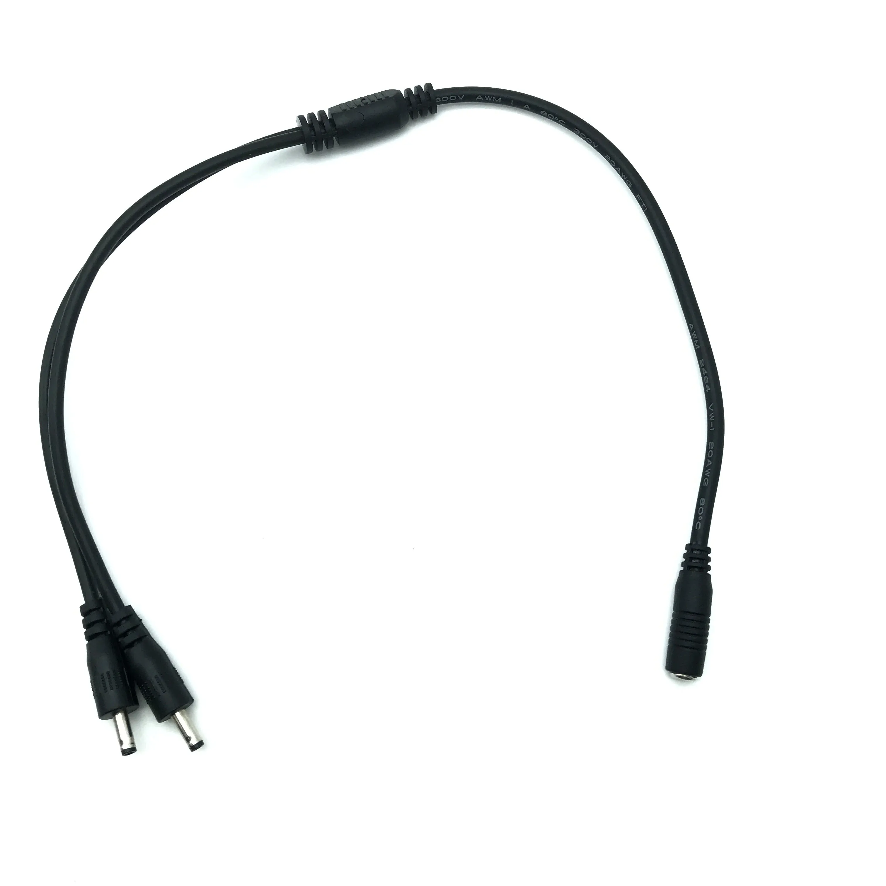 3.5*1.35mm Male To Female Y Type Adapter Extension Cable, 1 Female To 2 / 4 Male Splitter DC Power Cable