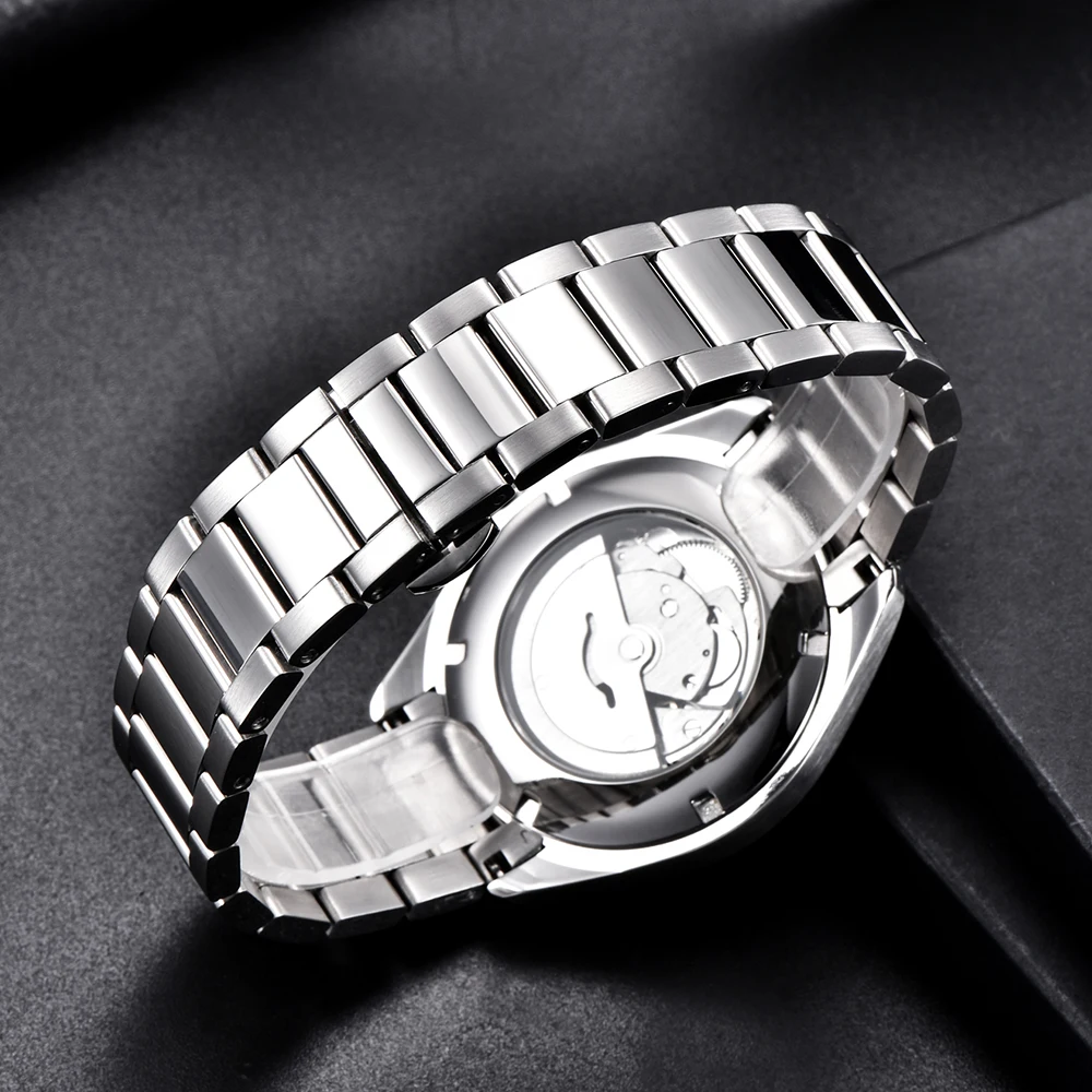 CORGEUT 41mm NH35 High Luxury Men\'s Watch Flat Sapphire Glass Automatic Mechanical Waterproof Night Glow watch for man