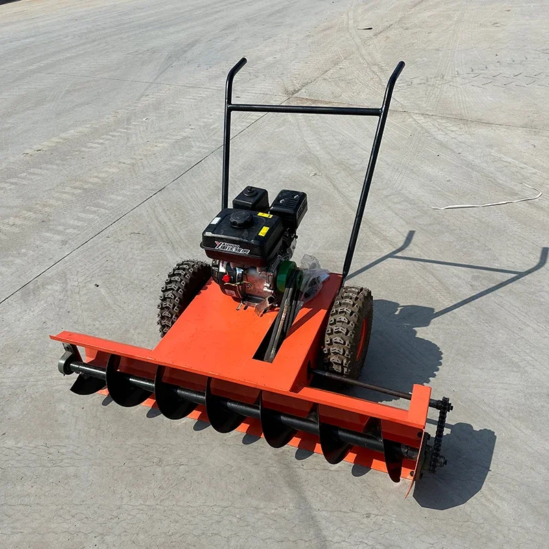 Remote Control Garden Electric Robot Lawn Mower and Snow Blower Thrower Plow for Farm Machines