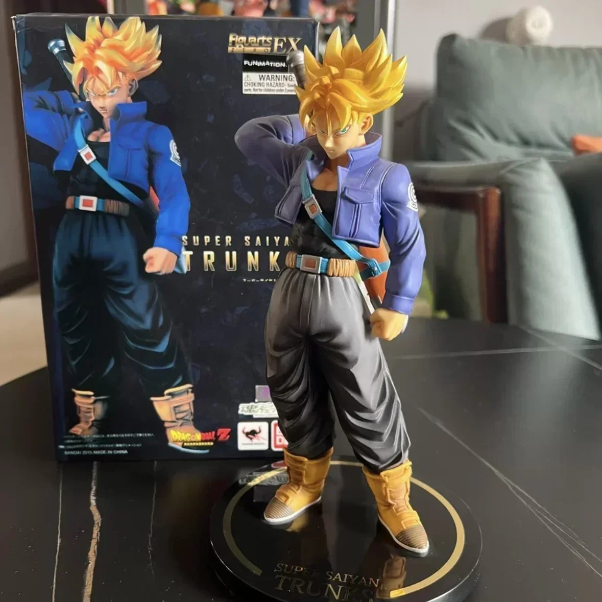 Genuine Dragon Ball BADNAI Figurats Zero Trunks Gogeta Anime Action Figure PVC PVC Model Toy Collectible Statuette Ornament Gift