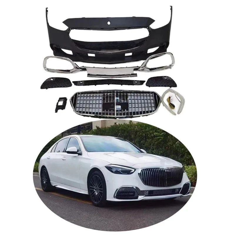 Body Kits for Mercedes Benz C Class W206 C200 C260 2022+ Maybach Kits Front Bumper Accessories