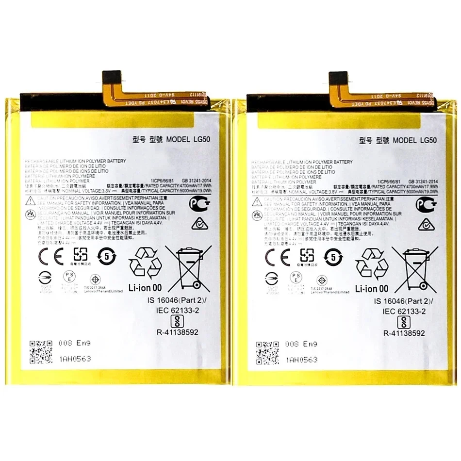 Battery 5000mAh LG50 For Motorola For Moto One Fusion Plus