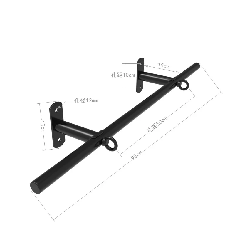 Heavy Duty Wall Mounted Horizontal Bar Upper Body Workout Pull Up Training Bar Fitness Chin-up Bars For Home Gym Indoor