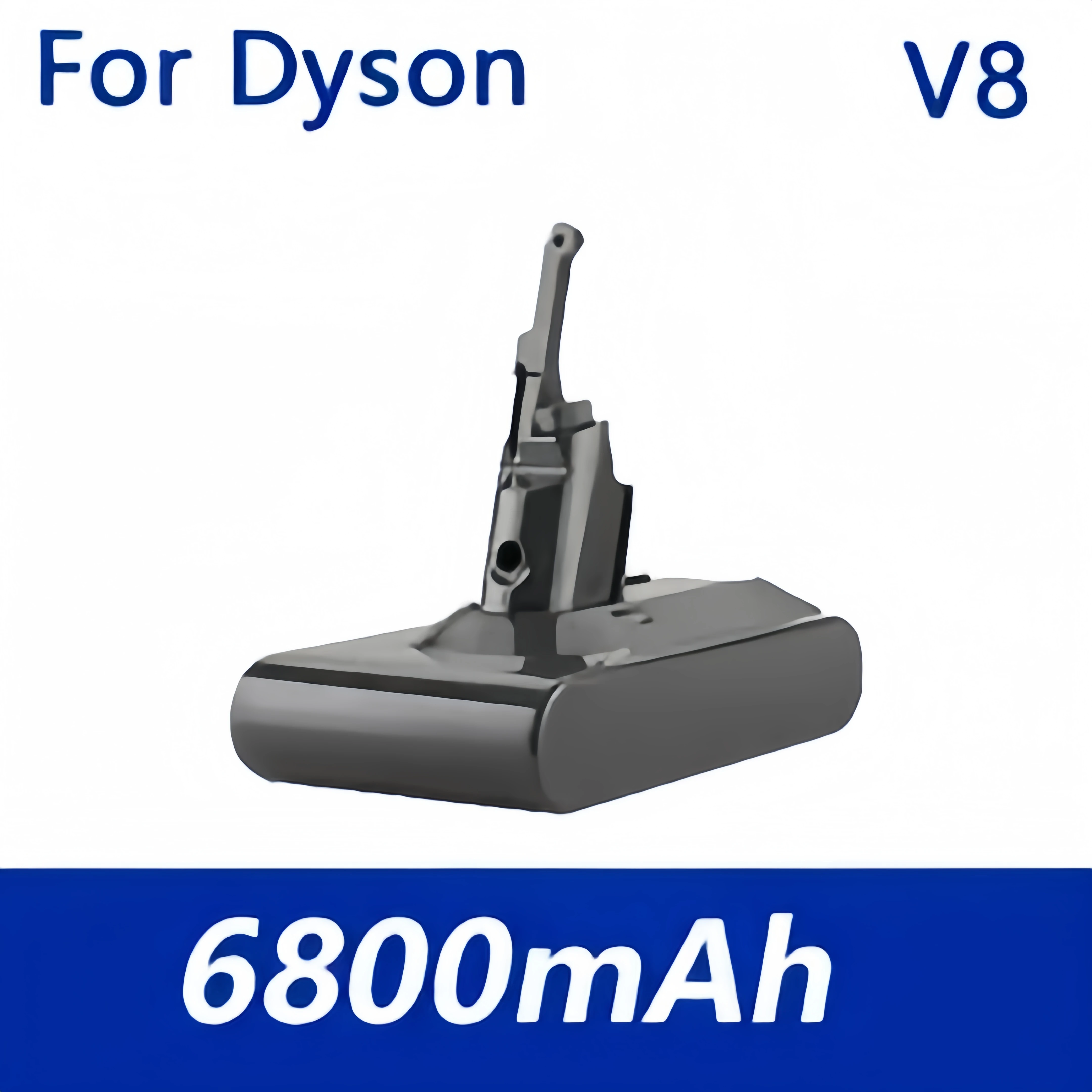 

VISET 21.6V Replacement Battery for Dyson V8 Absolute/Animal SV10 Series Vacuum Cleaners, Li-ion Rechargeable Battery