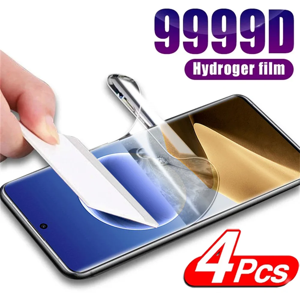 4PCS Hydrogel Film For OPPO Find X7 Ultra X5 X6 Pro X3 Lite Screen Protector For OPPO Reno 11 10 9 8 7 5 6 Pro Plus 5G Soft Film