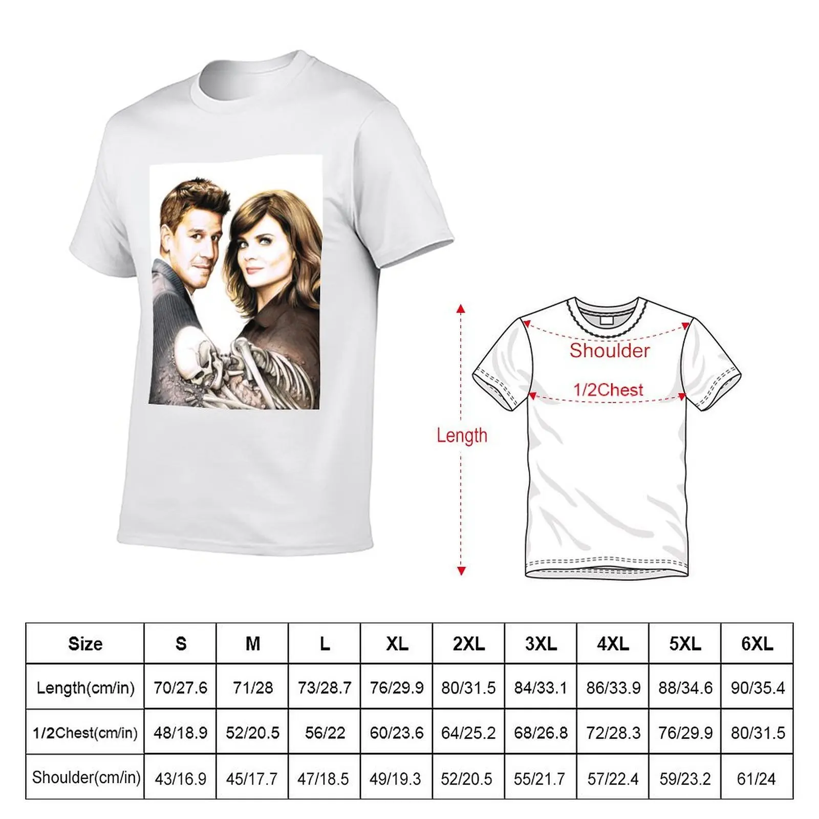 Bones and Booth T-Shirt sweat topping mens t shirts