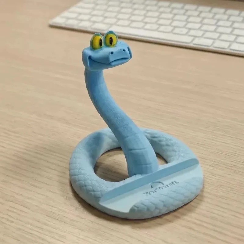 Drukowany w 3D pojemnik na popcorn Gary z Zootopia 2, podstawka pod telefon komórkowy, zabawna figurka kolekcjonerska z kreskówki o zwierzęcym mieście.