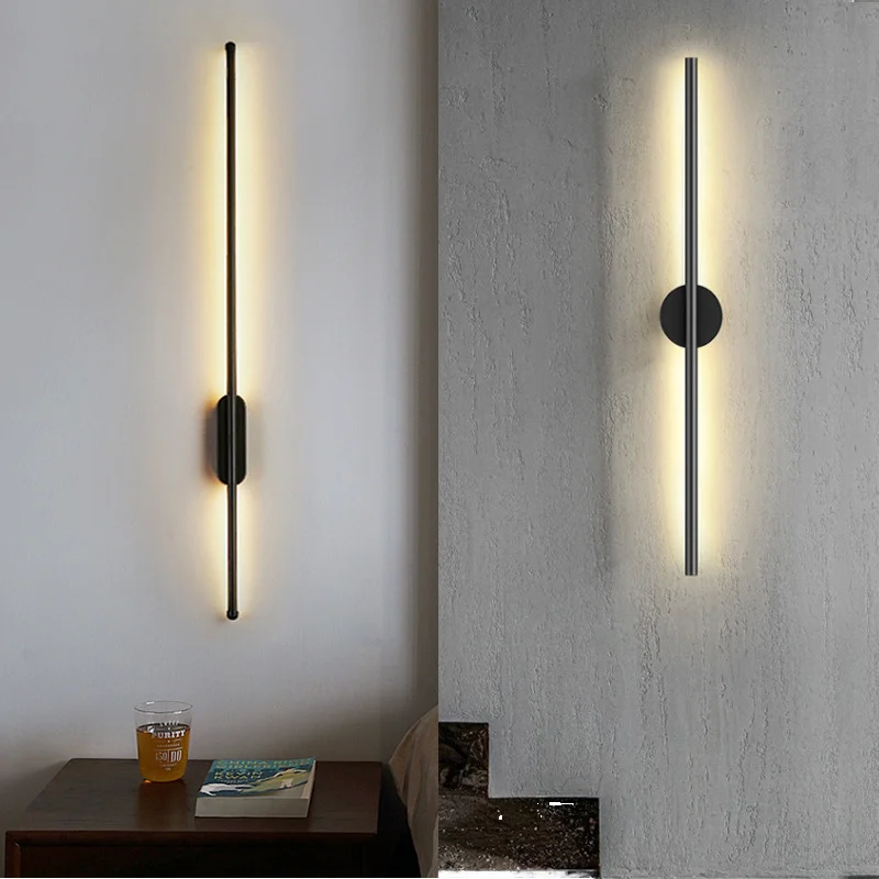 Modern Simple Interior Light Emitting Diode Wall Light Smart Aluminum Wall Light