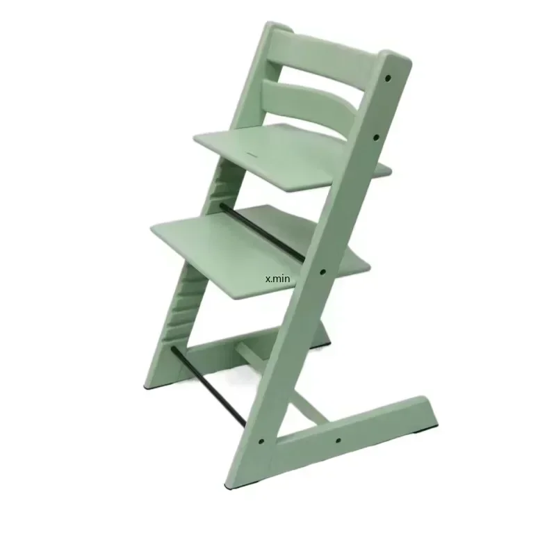 

Детский обеденный стул, детский многофункциональный регулируемый подъемник, стул из цельного дерева для выращивания, Ins Trend