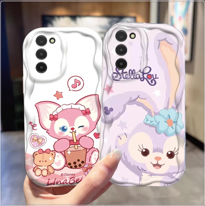 Linabell Disney Anime For Samsung S24 S23 S21 S20 Ultra Plus FE A73 A72 A71 A51 A31 A05S A05 A04 5G Wave Oil TPU Phone Case