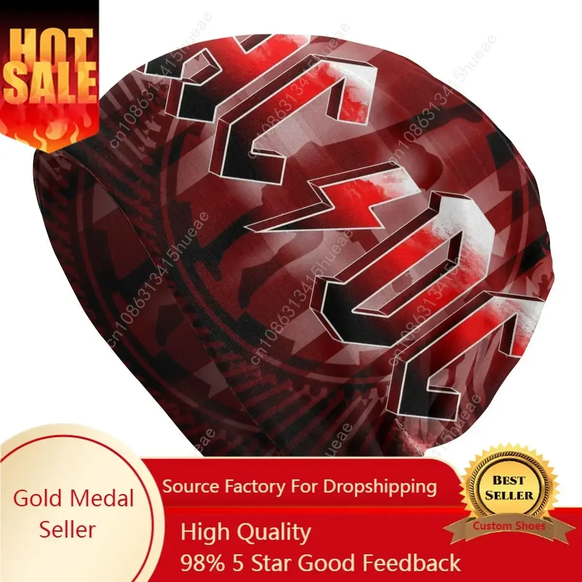 

AC DC Rock Roll Band Bonnet Beanie Knitting Hats Men Women Hip Hop Unisex Adult Warm Winter Skullies Beanies Caps