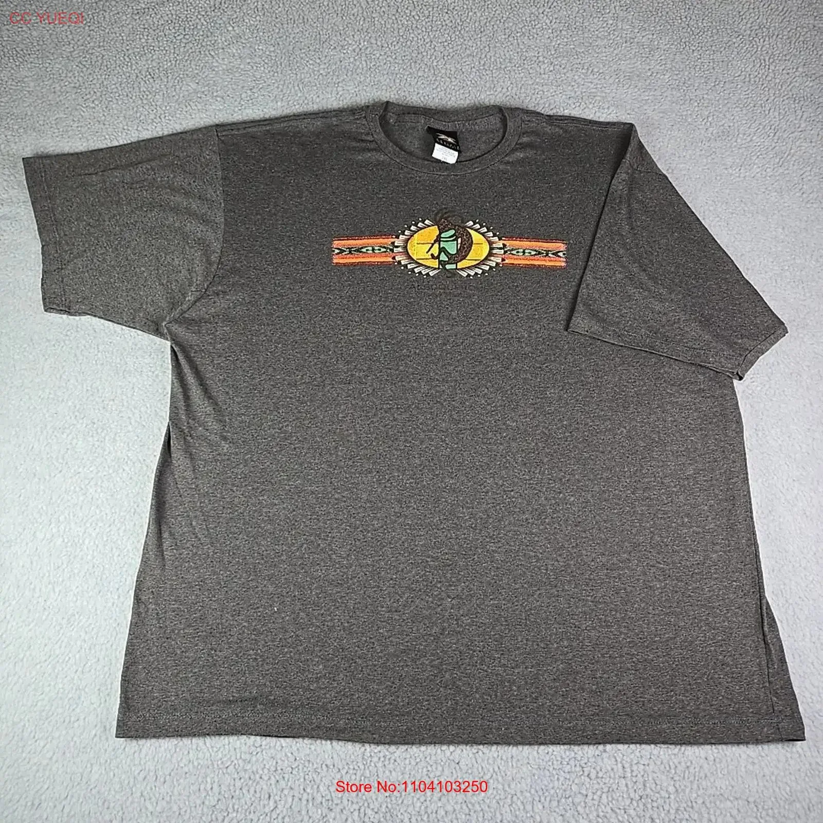 Vtg Prairie Mountain Albuquerque New Mexico T Shirt Mens 2XL Gray Made in USA vintage Washed Stretched designer clothes