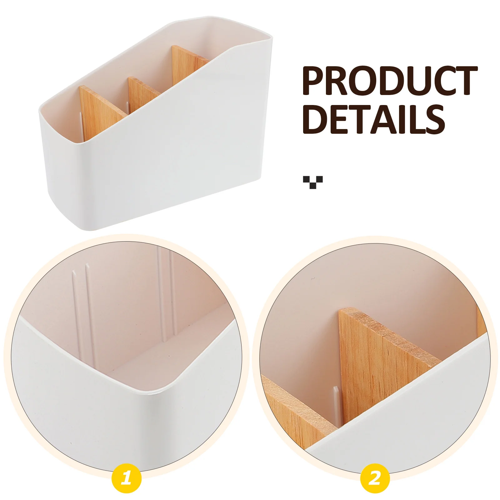 

2 Pcs Control Rack Creative Storage Lipstick ganizer Desktop ganizer Lipstick Case Makeup Shelf Home Office Storage Box