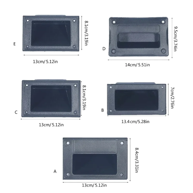 Lightweight Recessed Speaker Handle Grasp for Travel Concert Case Screw Included for Sound Devices Perfect Accessory