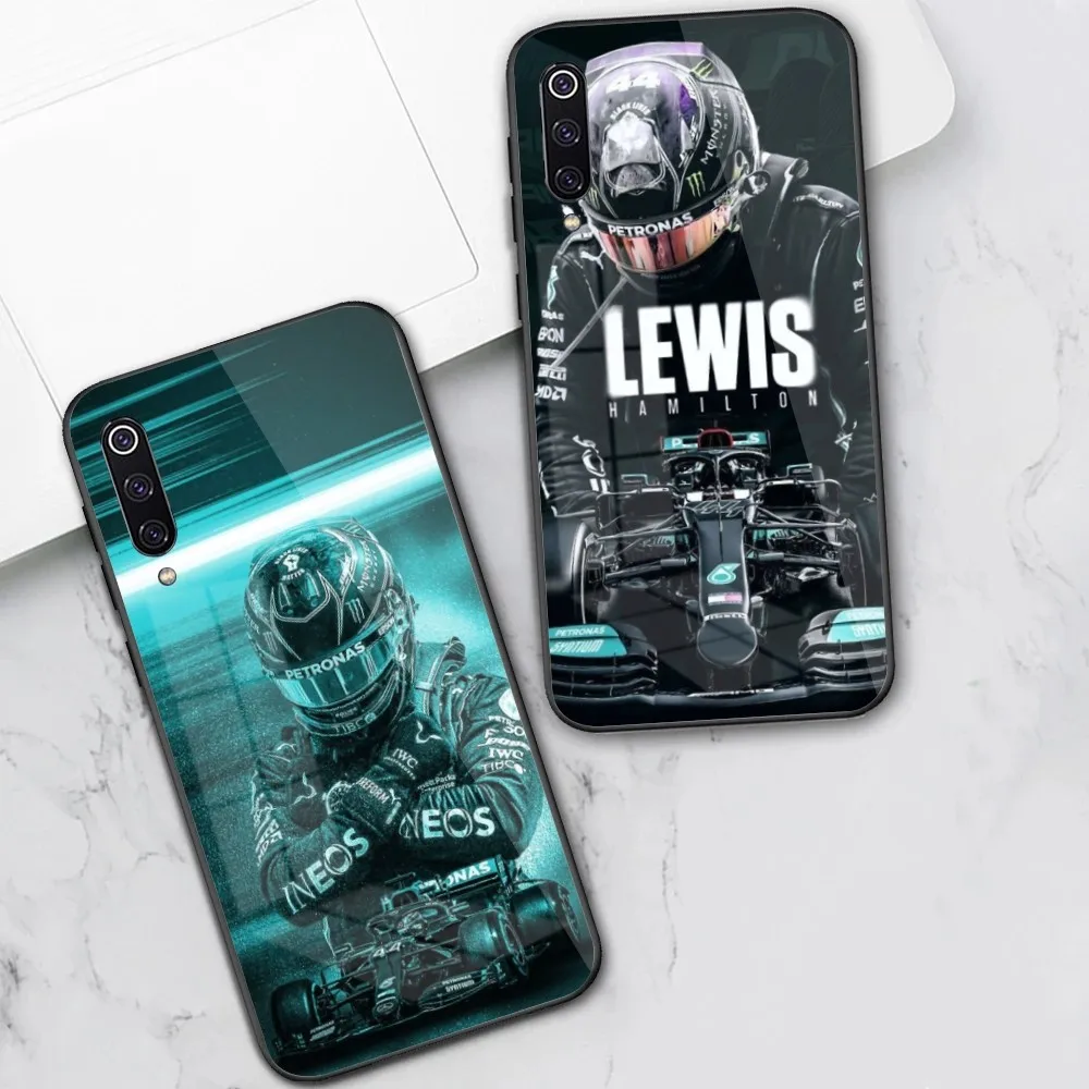 F1 Lewis Hamilton Mobile Phone Case for Xiaomi 13 12 11T 10 9 Lite Redmi Note 12 11 10 10S Pro 9 9A 8 PC Glass Cover Funda