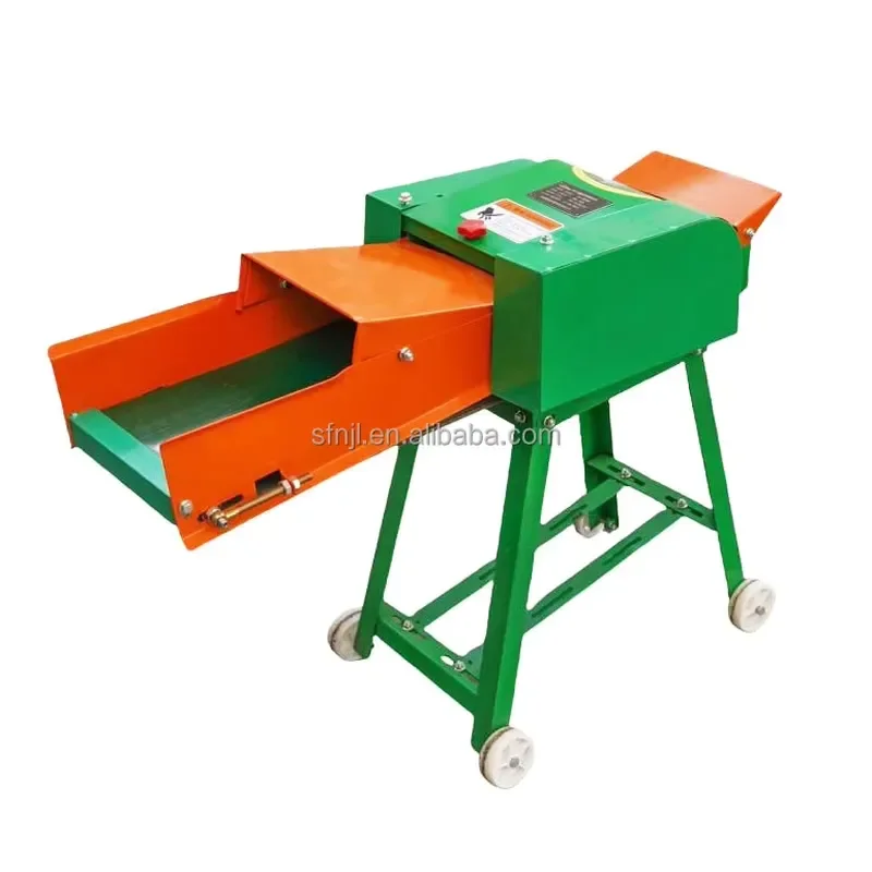 Factory Direct Nongjieli High-Efficiency 220V Electric Chaff Cutter New High Quality 1 Ton/H Capacity Home Small Farm Use 1