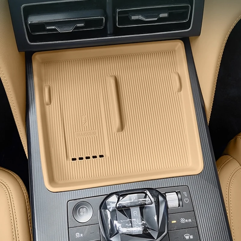 

For BYD SONG L DM-i 2025 2026 Wireless Charging Silicone Pad Effective Protection Premium Car Accessories