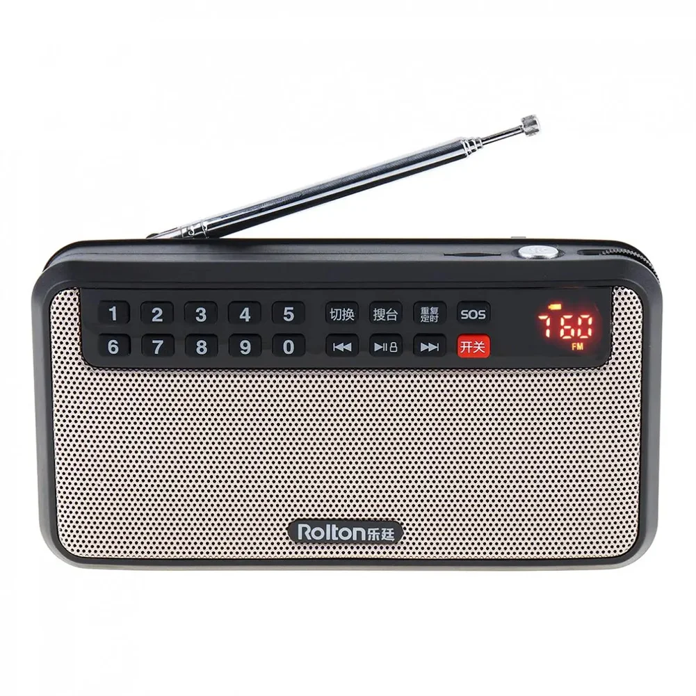 

T60 Portable Radio FM Radio Pocket Rechargeable Radio Longest Lasting Best Reception MP3 Player For Senior Home