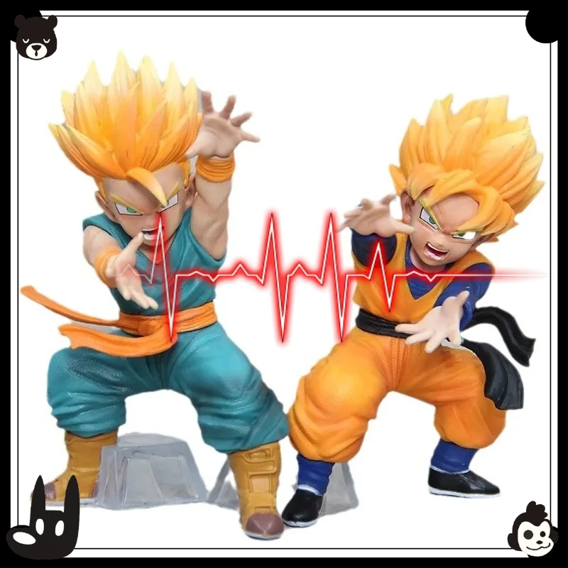 Anime Dragon Ball 15cm Son Gohan Trunks Action Figure PVC Statue Collection Model Ornament Doll Toy Gift