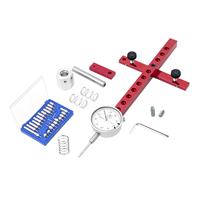 Table Saw Dial Indicator Gauge Adjustable Length Corrector Kit Aluminum Alloy Work Shop Machinery Table Saw Fence Alignment Jig