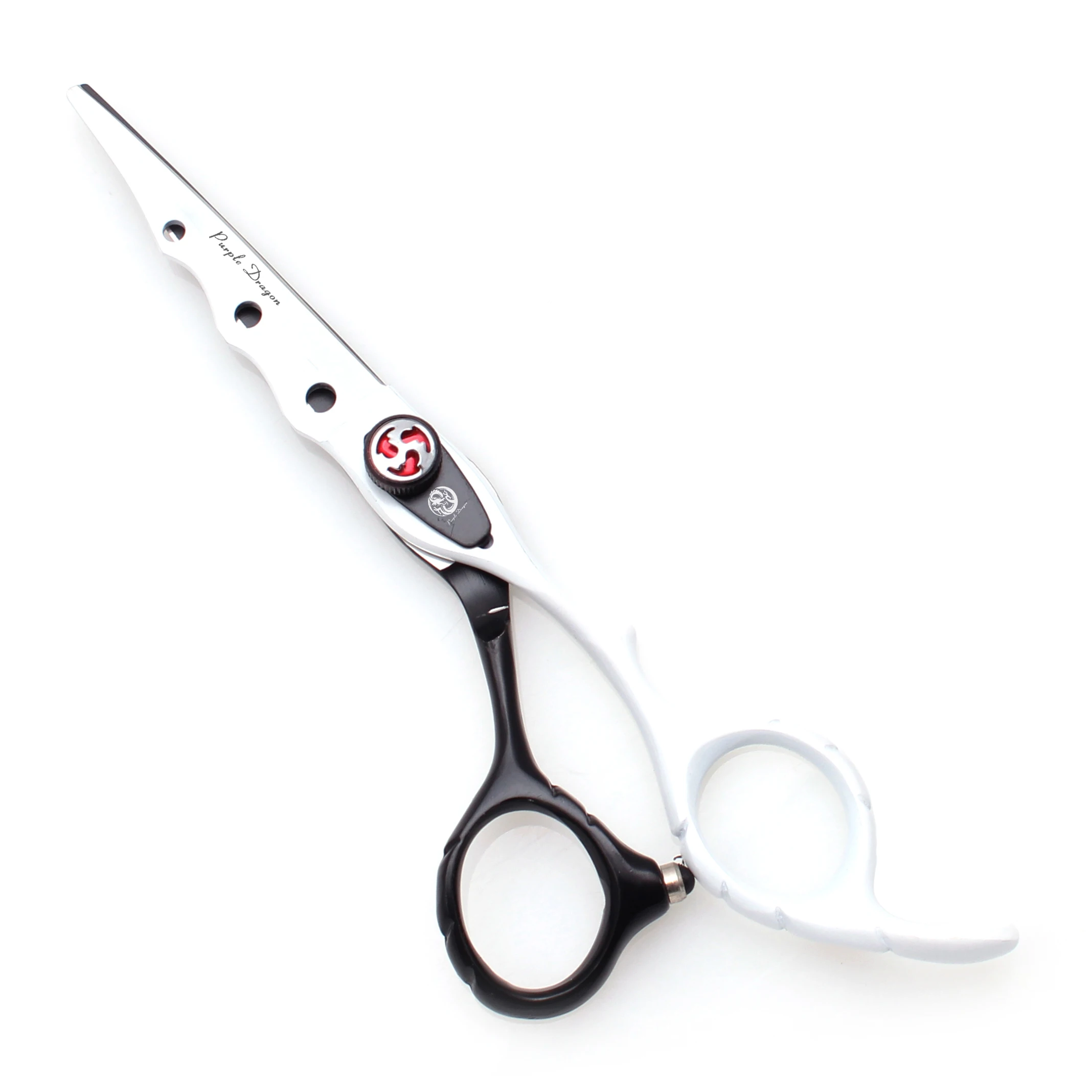 Professionelle Haarschere 6 Zoll Japan Edelstahl Haarschere Schwarz Haarschneideschere Rot Effilierschere Friseursalon Z1019 – Detail 7