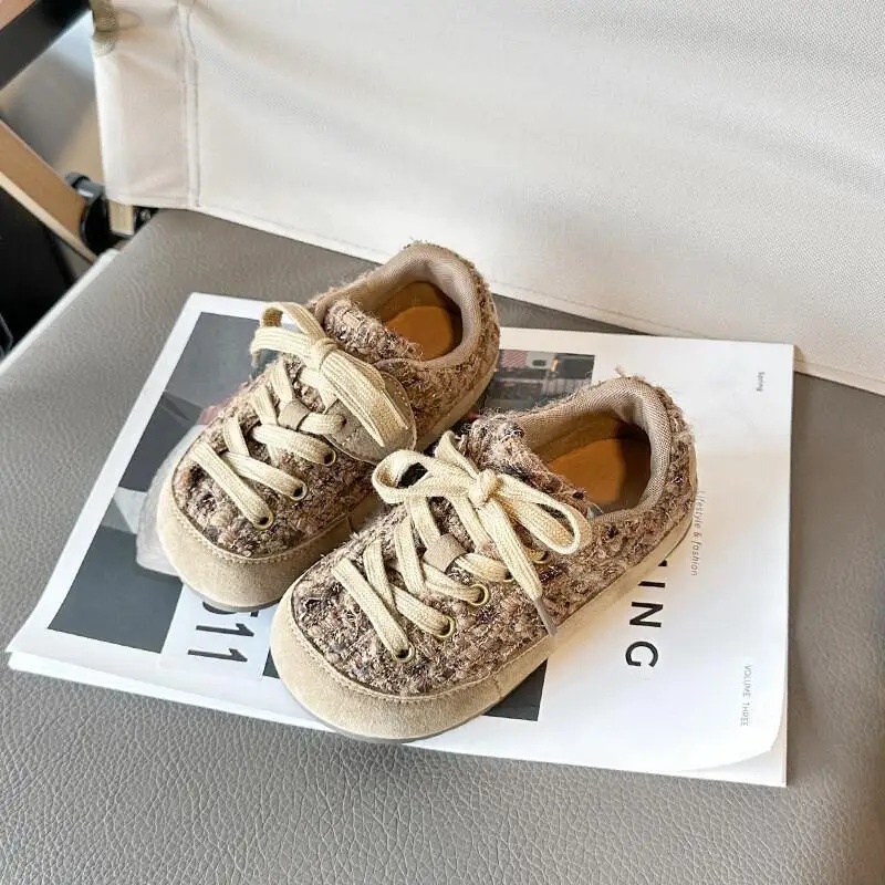 Kawaii Casual Shoe Childrens Shoes Fashion Soft Sole Dirty Sneakers for Girls and Boys Casual Wear Autumn Winter New Arrival