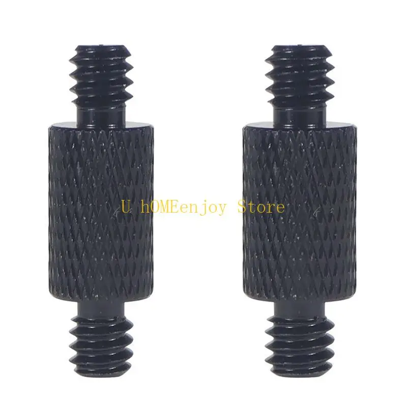 B0KF Lightweight D16mm D10mm 1/4 to 1/4 Converters Screw Double End Male 1/4inch