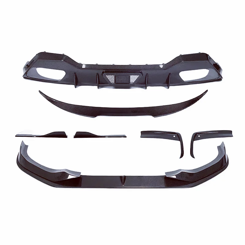

Для серии B8 G14 G15 G16 AC Стиль Углеродное волокно Передний бампер Край Боковая юбка Задний спойлер Комплект кузова