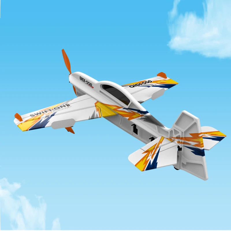 QIDI550 RC Plane 2.4G Remote Control Aircraft Brushless Motor 3D Stunt Glider EPP Foam Flight Airplane Toy for Children Adults