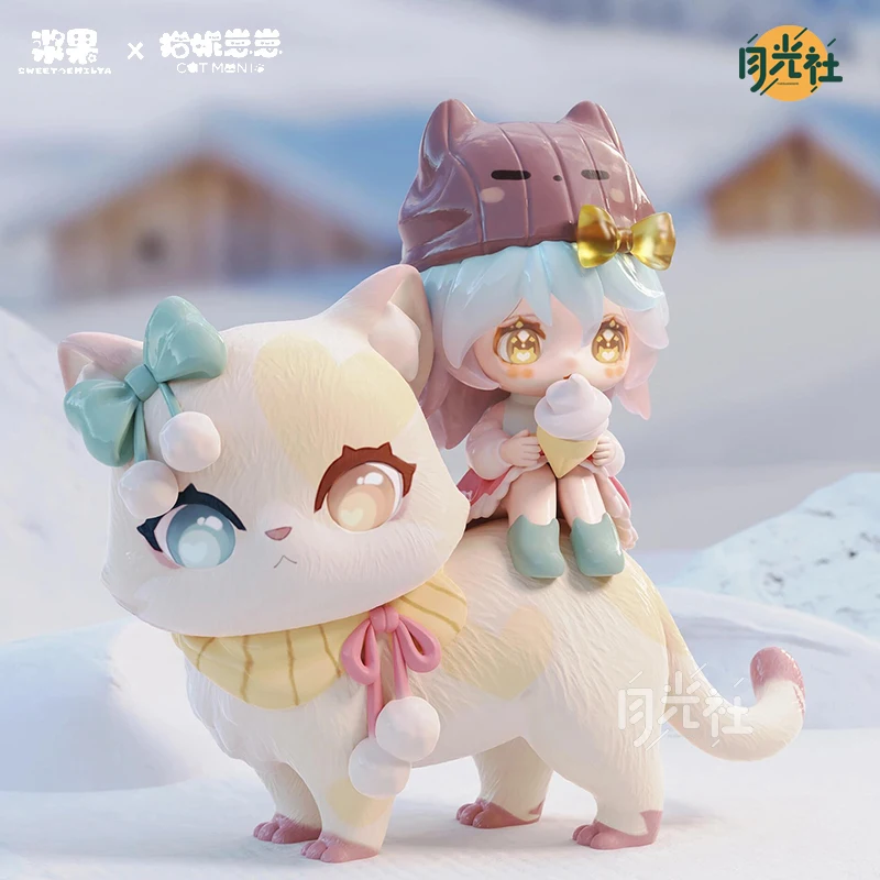 Authentic Berry Cat Ni Cub Kitten Companion Series Blind Box Trendy Play Handmade Cute Female Birthday Gift Ornament Collection