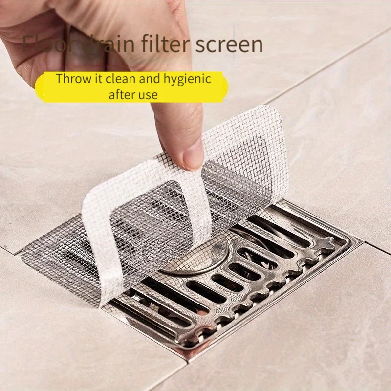 Disposable floor drain sticker     Kitchen anti-clogging strainer     Bathroom hair filter insect proof floor drain sticker