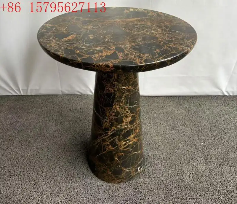 

Living Room Furniture Handcrafted Marble Side Table Natural Stone Plinth Pedestal Display High Side Table Coffee