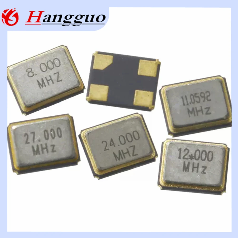 10PCS SMD 3225 SMD passive quartz crystal oscillator 8Mhz 10Mhz 12Mhz 16Mhz 20Mhz 24Mhz 26Mhz 30Mhz 32Mhz 40Mhz 48Mhz