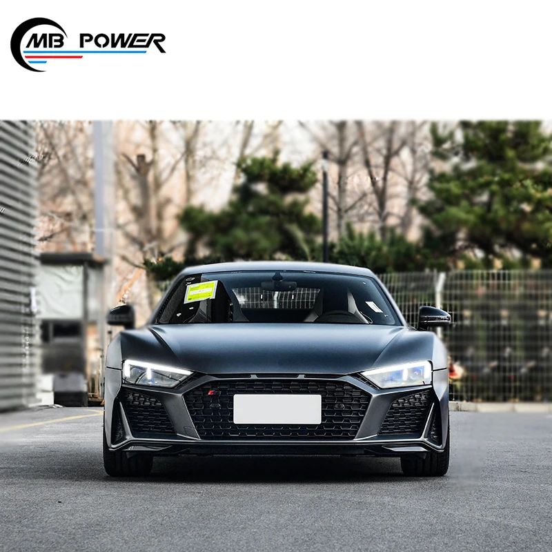 R8 13-17y Upgrade To 21y-Style Bodykit Front Bumper Rear Bumper Side Skirts Grille Carbon Fiber Material