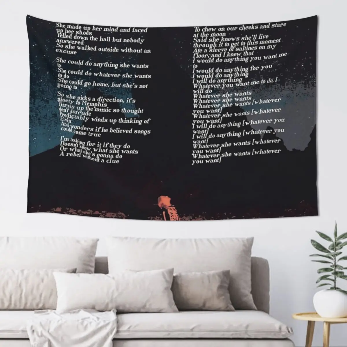 Graceland Too by Phoebe Bridgers Tapestry House Decor Home Supplies On The Wall Tapestry